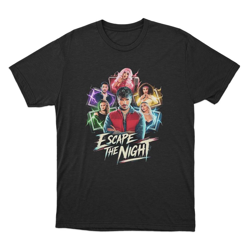 Escape The Night Electric Cast Unisex T Shirt Black Escape The Night Electric Cast Unisex T Shirt Black