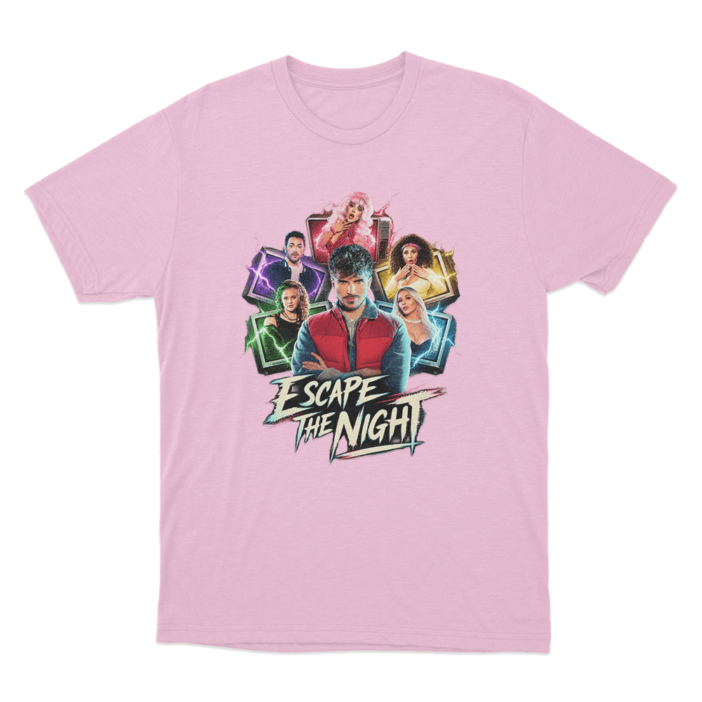 Escape The Night Electric Cast Unisex T Shirt Pink Escape The Night Electric Cast Unisex T Shirt Pink