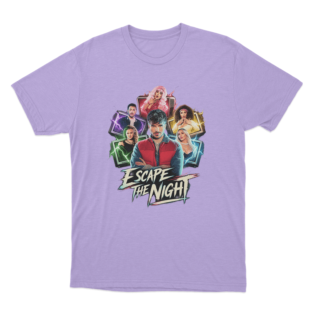 Escape The Night Electric Cast Unisex T Shirt Purple Escape The Night Electric Cast Unisex T Shirt Purple