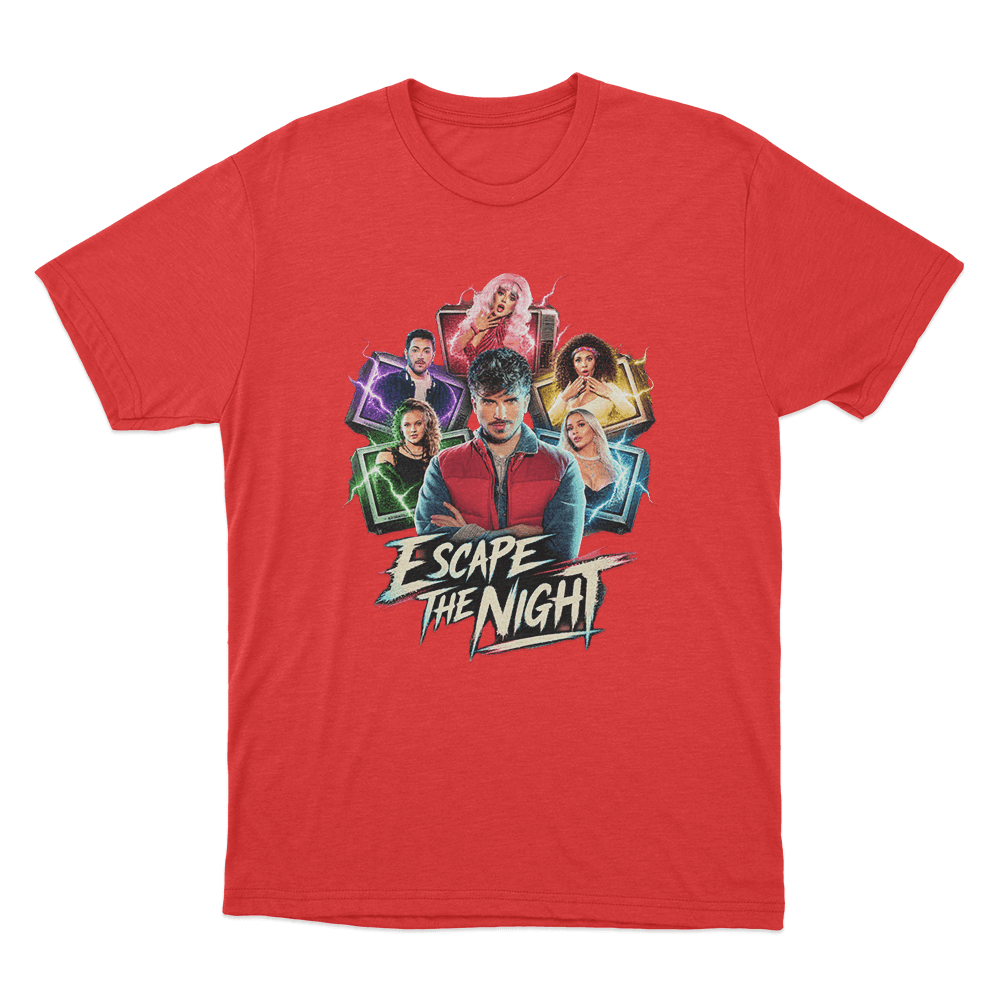 Escape The Night Electric Cast Unisex T Shirt Red Escape The Night Electric Cast Unisex T Shirt Red