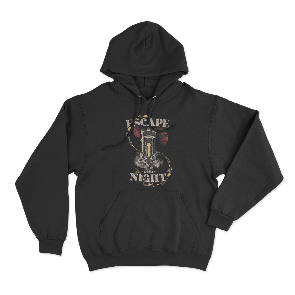 Escape The Night Enchanted Doorway Unisex Hoodie Black Escape The Night Enchanted Doorway Unisex Hoodie Black