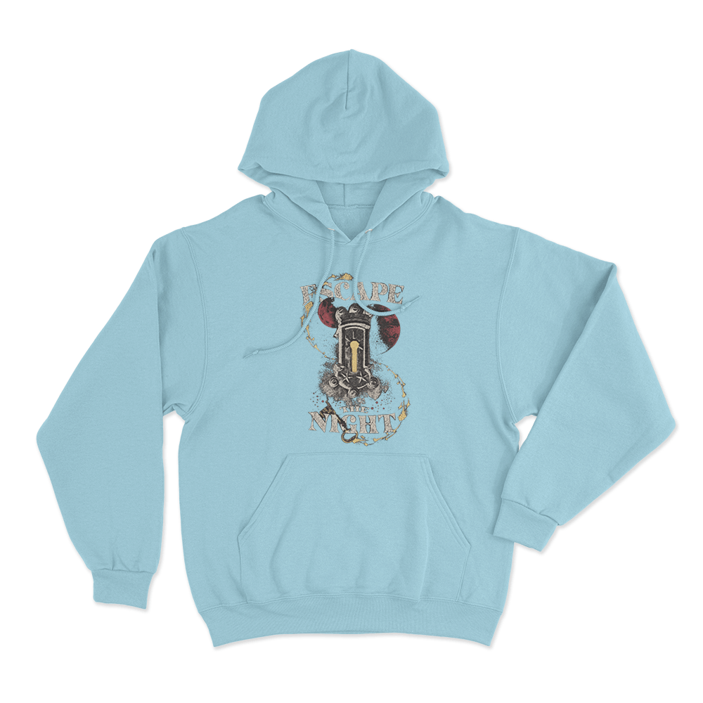 Escape The Night Enchanted Doorway Unisex Hoodie Sky Blue Escape The Night Enchanted Doorway Unisex Hoodie Sky Blue