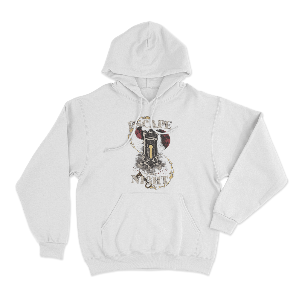 Escape The Night Enchanted Doorway Unisex Hoodie White Escape The Night Enchanted Doorway Unisex Hoodie White