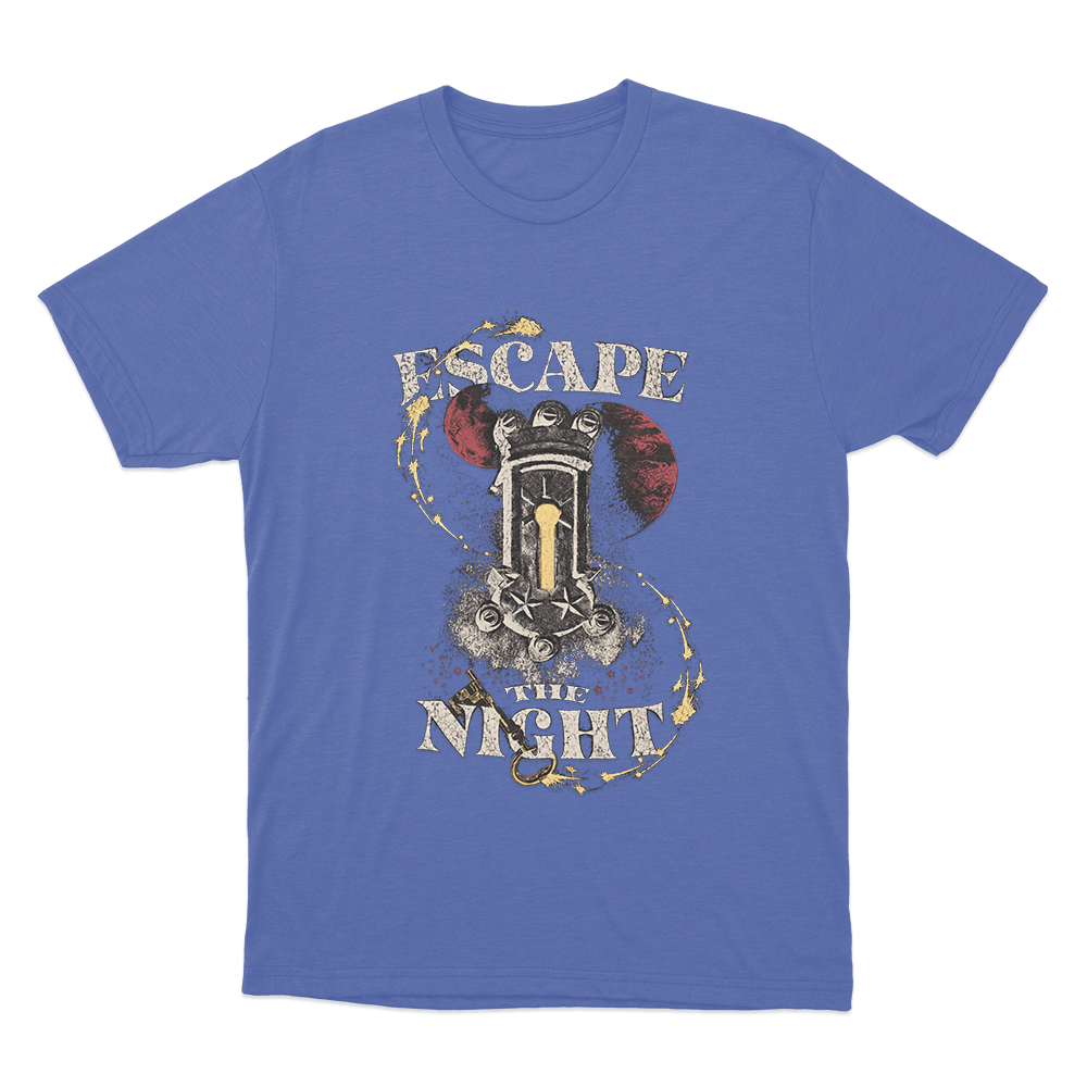 Escape The Night Enchanted Doorway Unisex T Shirt Blue Escape The Night Enchanted Doorway Unisex T Shirt Blue