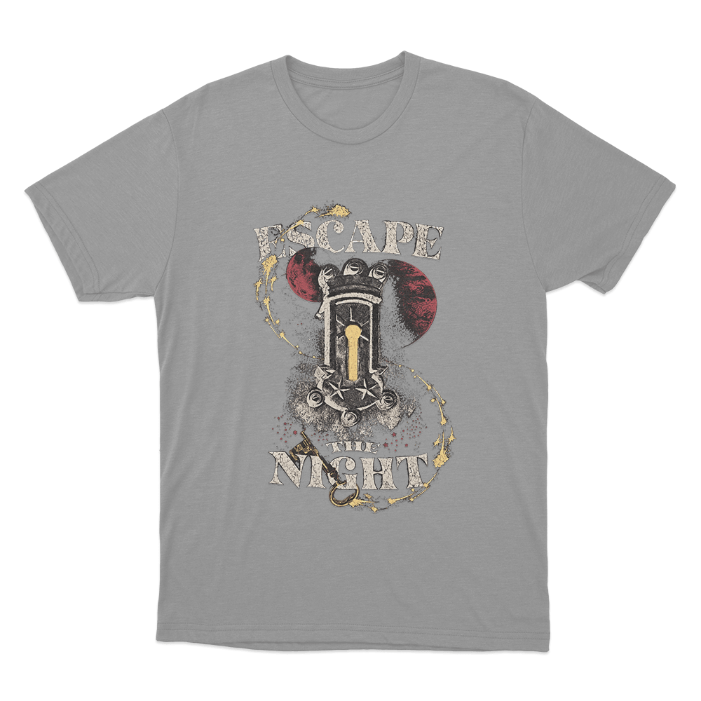 Escape The Night Enchanted Doorway Unisex T Shirt Grey Escape The Night Enchanted Doorway Unisex T Shirt Grey