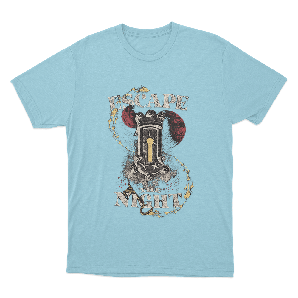 Escape The Night Enchanted Doorway Unisex T Shirt Sky Blue Escape The Night Enchanted Doorway Unisex T Shirt Sky Blue