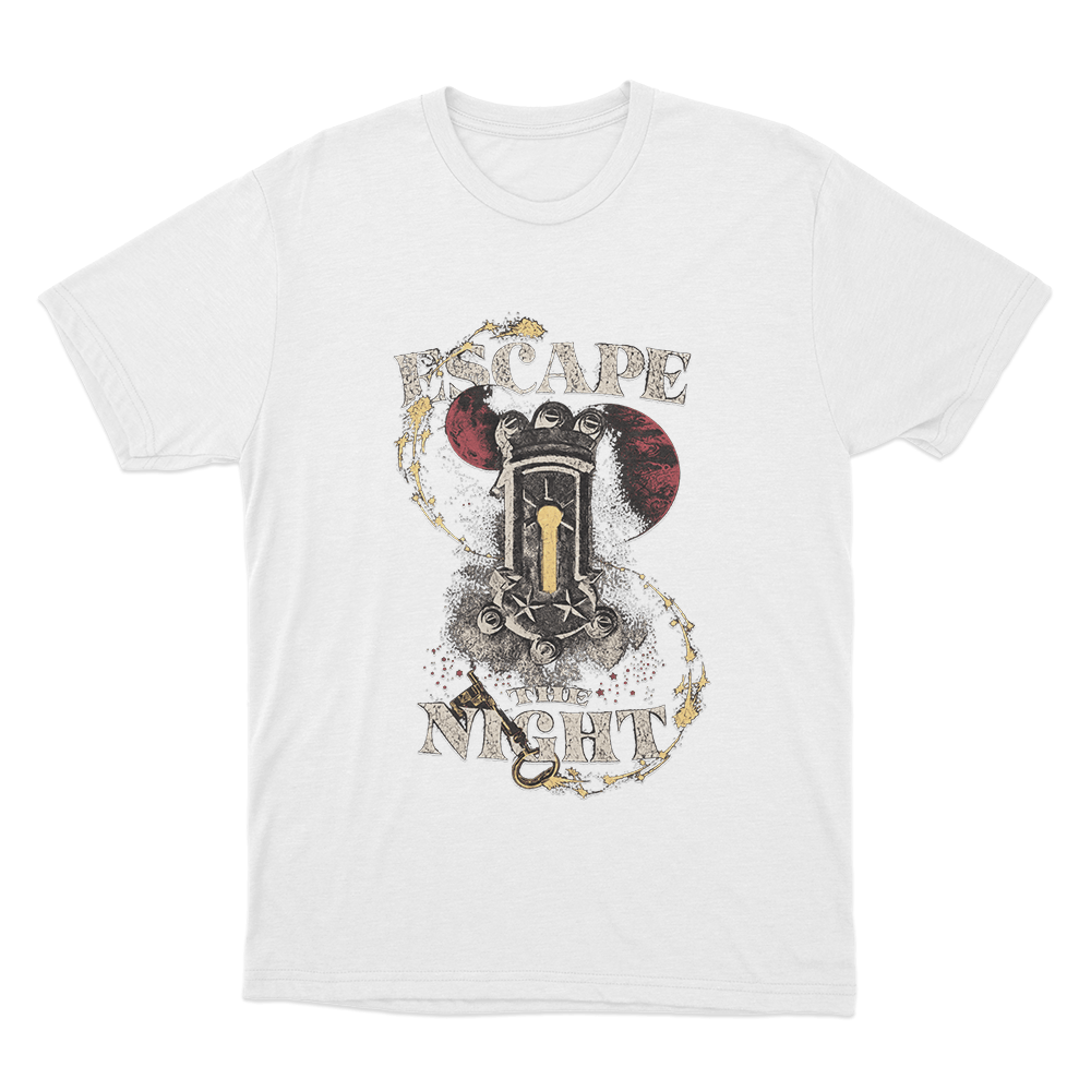 Escape The Night Enchanted Doorway Unisex T Shirt White Escape The Night Enchanted Doorway Unisex T Shirt White