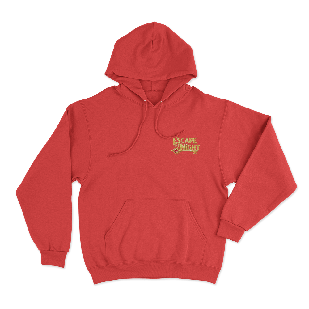 Escape the Night Key Unisex Hoodie Red Escape the Night Key Unisex Hoodie Red