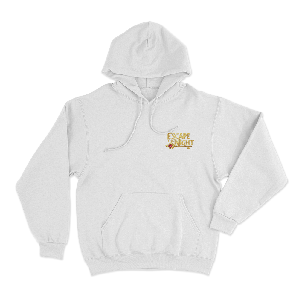 Escape the Night Key Unisex Hoodie White Escape the Night Key Unisex Hoodie White