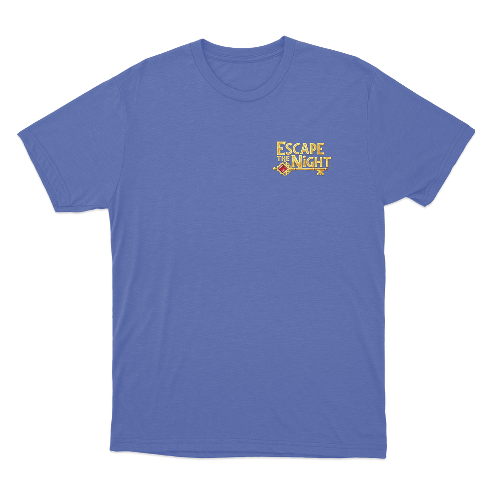 Escape the Night Key Unisex T Shirt Blue Escape the Night Key Unisex T Shirt Blue