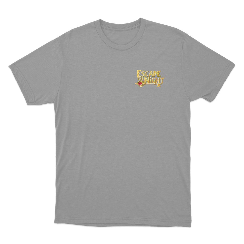 Escape the Night Key Unisex T Shirt Grey Escape the Night Key Unisex T Shirt Grey