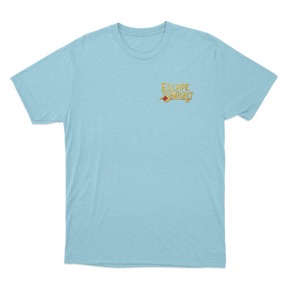 Escape the Night Key Unisex T Shirt Sky Blue Escape the Night Key Unisex T Shirt Sky Blue