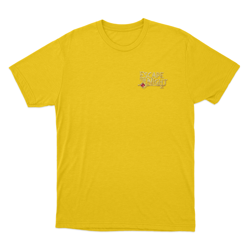 Escape the Night Key Unisex T Shirt Yellow Escape the Night Key Unisex T Shirt Yellow