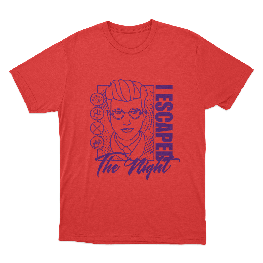 I Escaped the Night Unisex T Shirt Red I Escaped the Night Unisex T Shirt Red