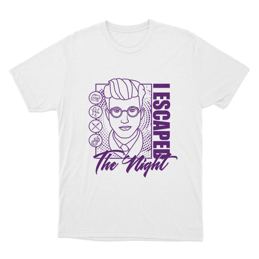 I Escaped the Night Unisex T Shirt White I Escaped the Night Unisex T Shirt White