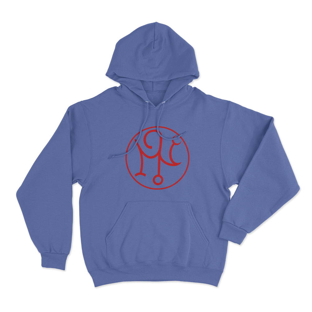 Society Against Evil Symbol Unisex Hoodie Blue Society Against Evil Symbol Unisex Hoodie Blue
