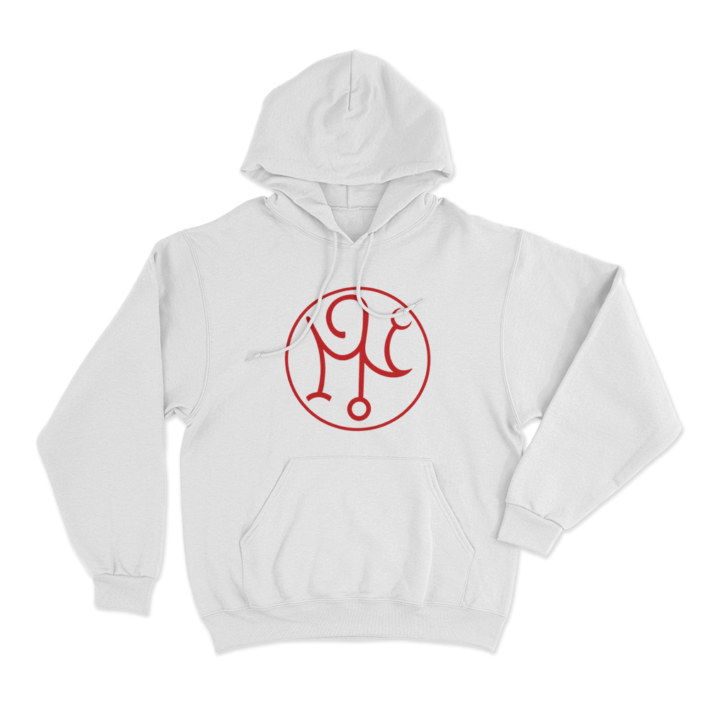 Society Against Evil Symbol Unisex Hoodie White Society Against Evil Symbol Unisex Hoodie White