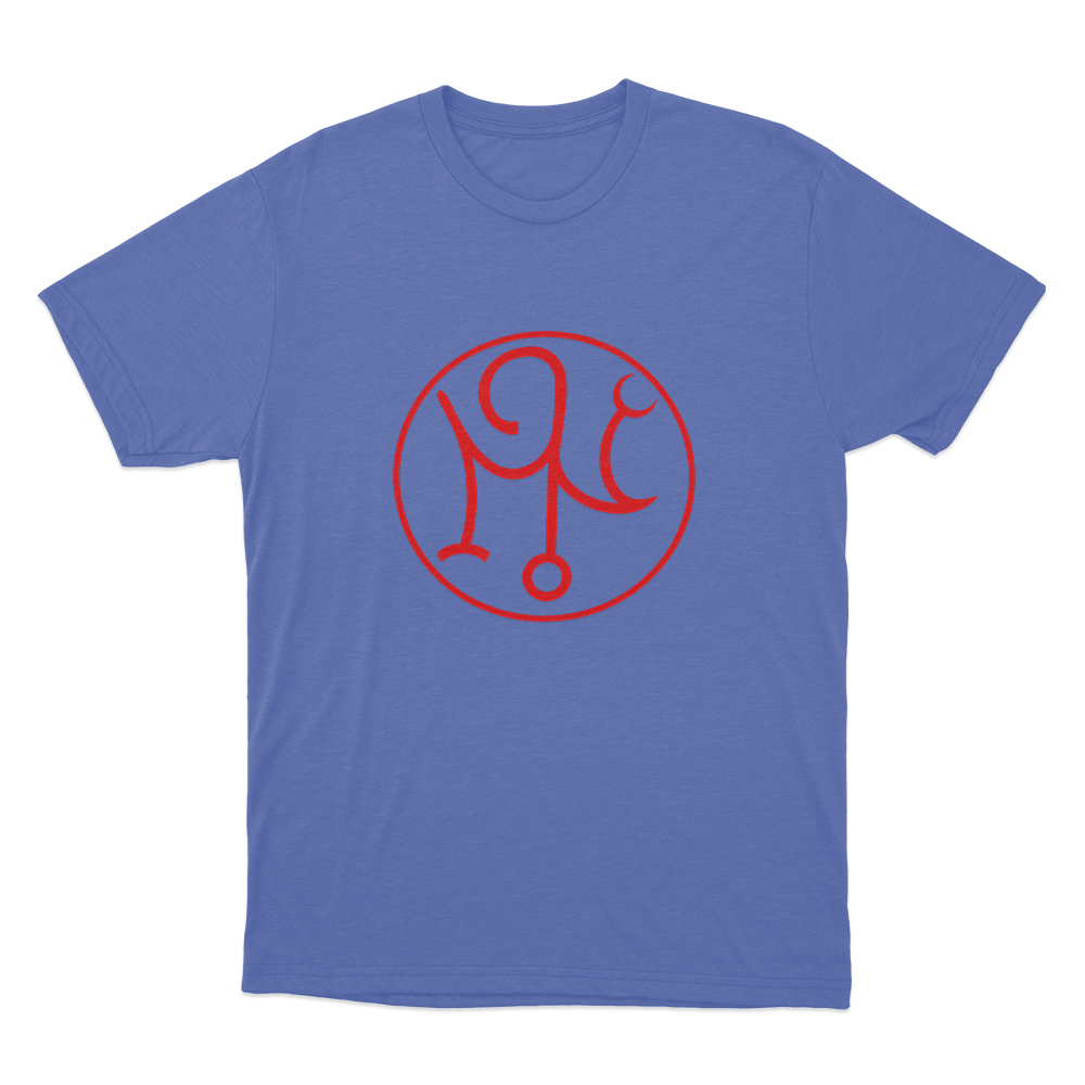 Society Against Evil Symbol Unisex T Shirt Blue Society Against Evil Symbol Unisex T Shirt Blue