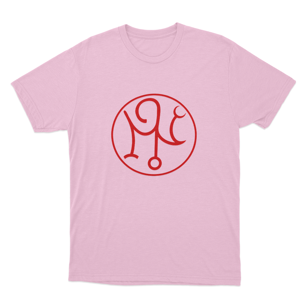 Society Against Evil Symbol Unisex T Shirt Pink Society Against Evil Symbol Unisex T Shirt Pink