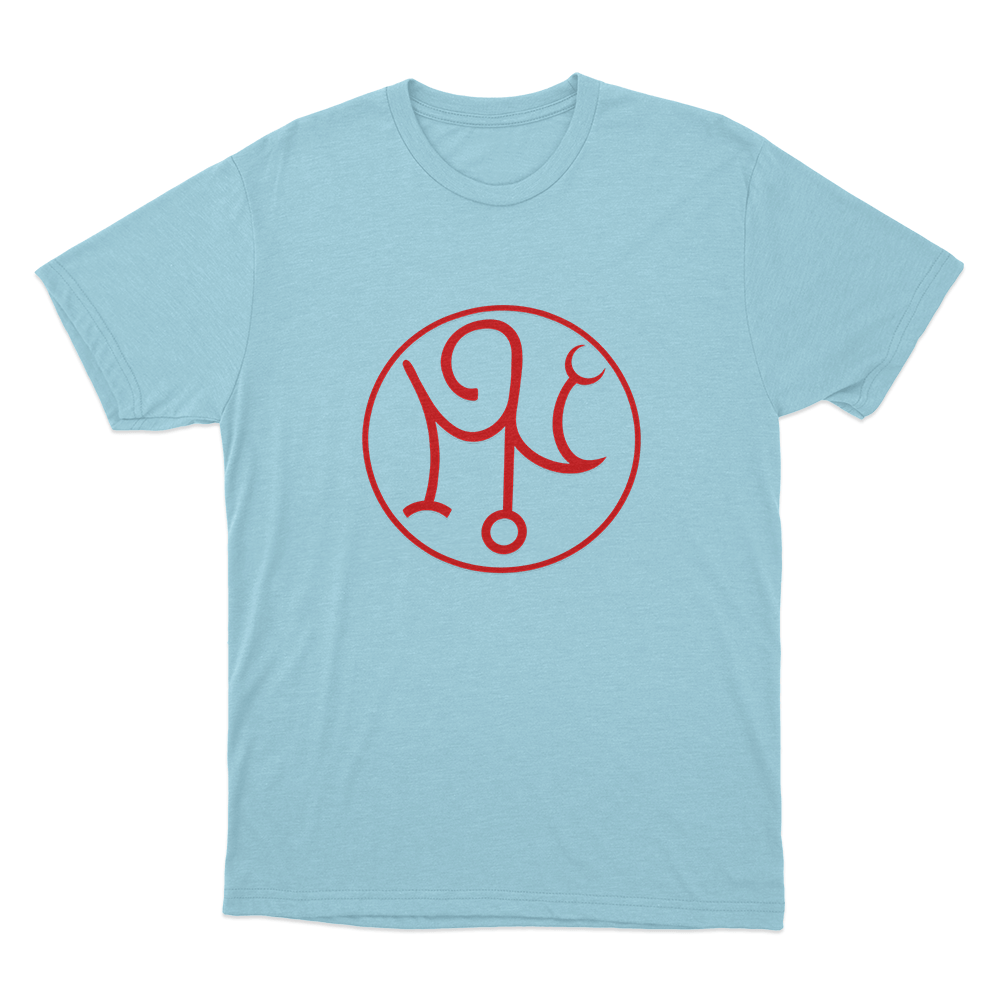 Society Against Evil Symbol Unisex T Shirt Sky Blue Society Against Evil Symbol Unisex T Shirt Sky Blue