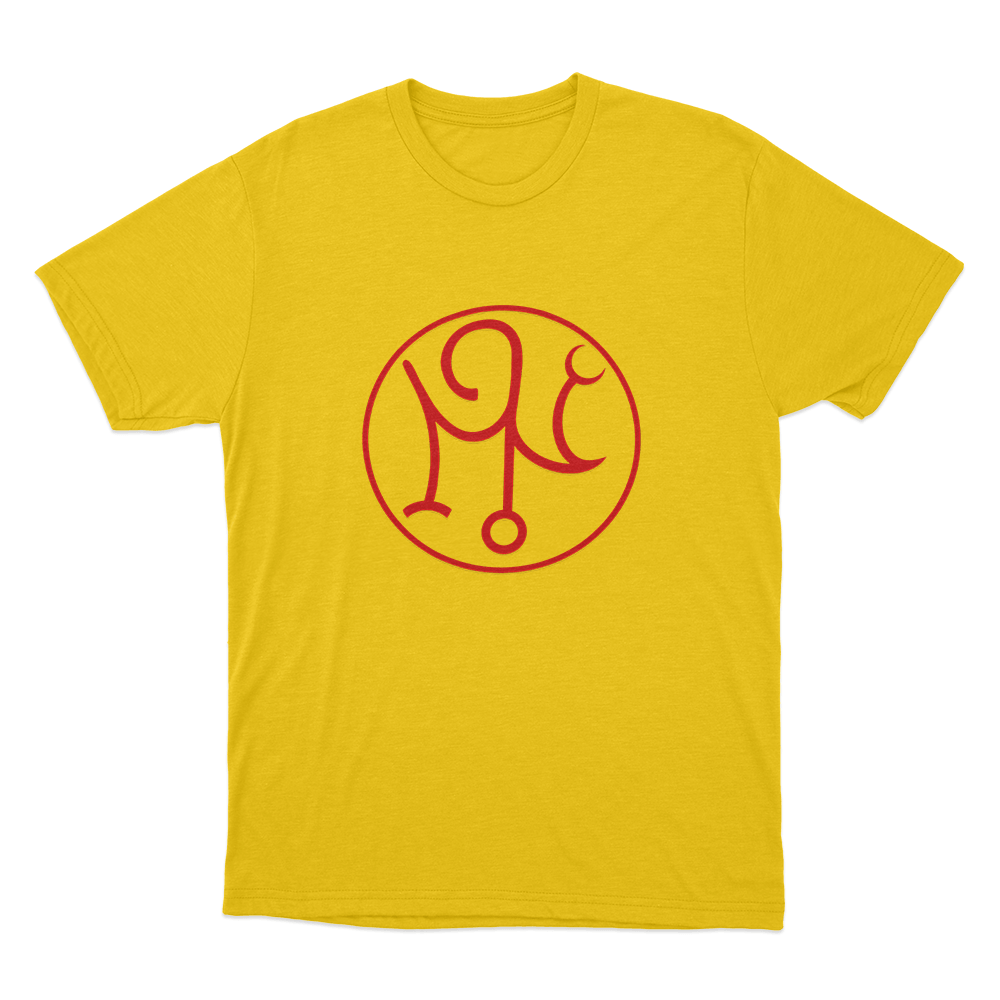 Society Against Evil Symbol Unisex T Shirt Yellow Society Against Evil Symbol Unisex T Shirt Yellow